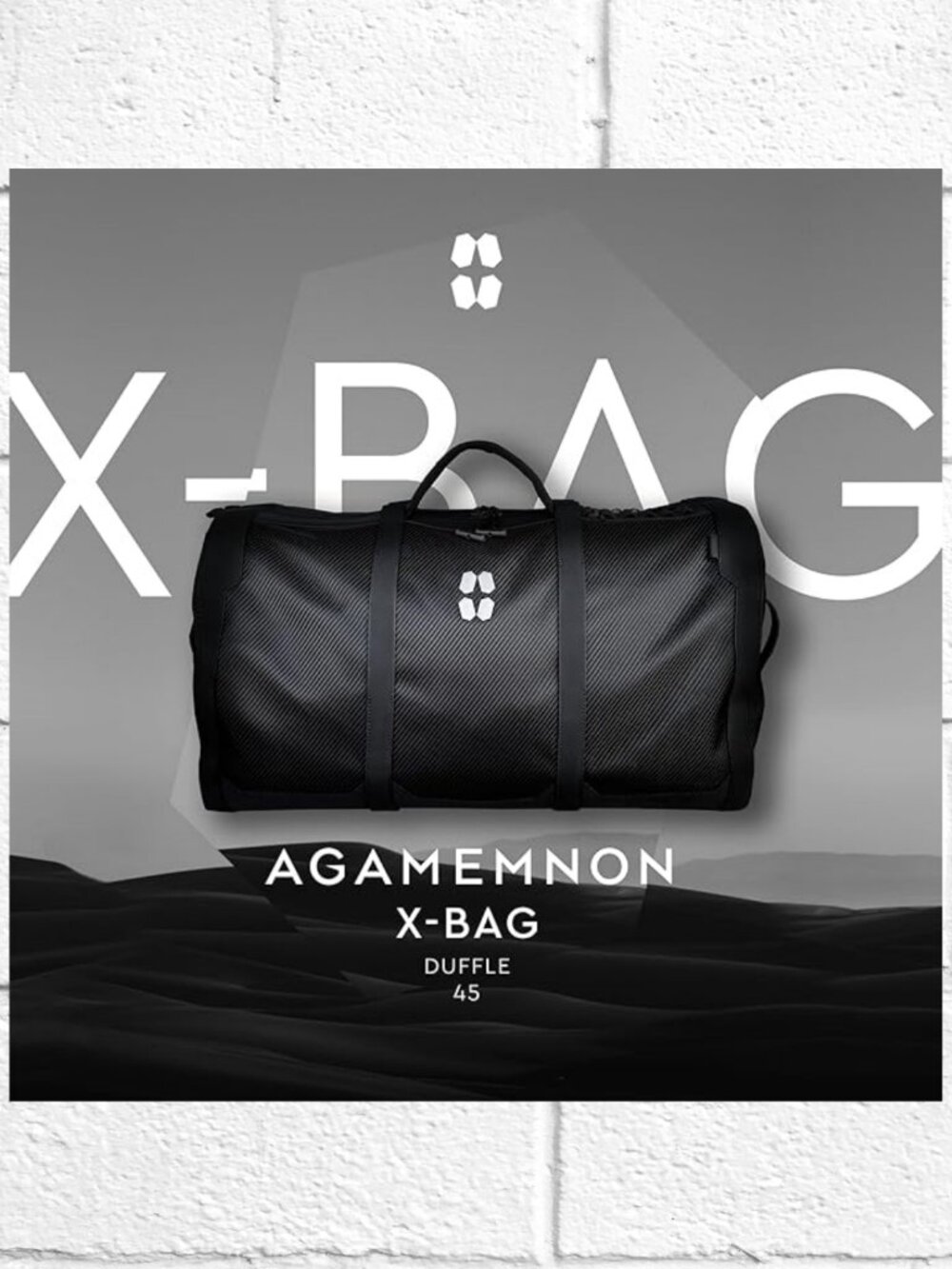 NWT! Agamemnon 45L X-Bag Duffel Tote Backpack Travel Sports Bag- Water Resistant